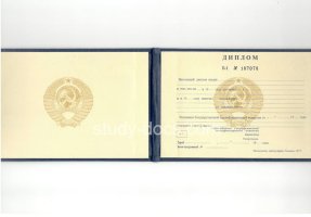 Диплом техникума ссср старого образца в Альметьевске